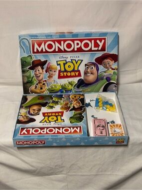 Toy Story Monopoly Family Board Game - Blue